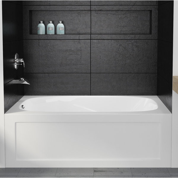 MRLN Tucson 60" x 32" Alcove Soaking Bathtub Wayfair Canada
